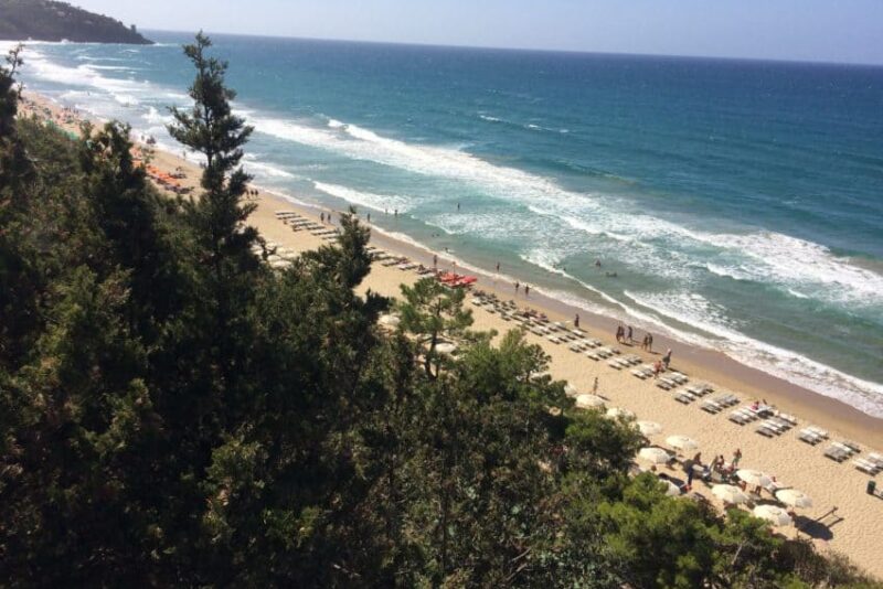 About 80 years ago this area was a swamp. Today, Papardo' is one of the best beaches in Italy.
