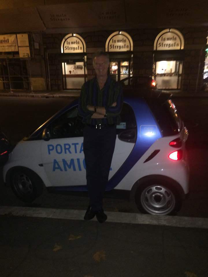In 2013, Rome reported 14,622 accidents. I joined the fray with Car2Go.