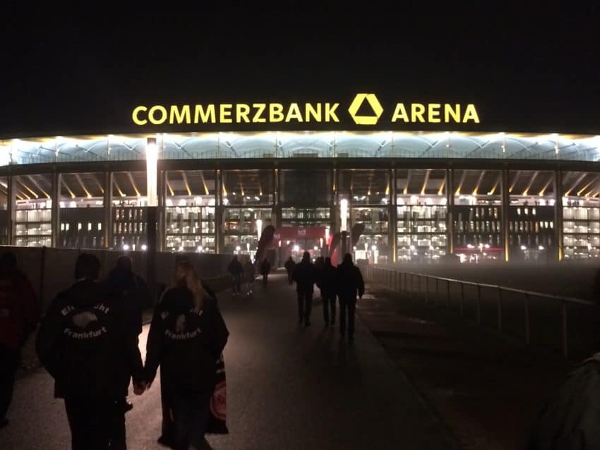 Eintracht Frankfurt's Commerzbank-Arena.
