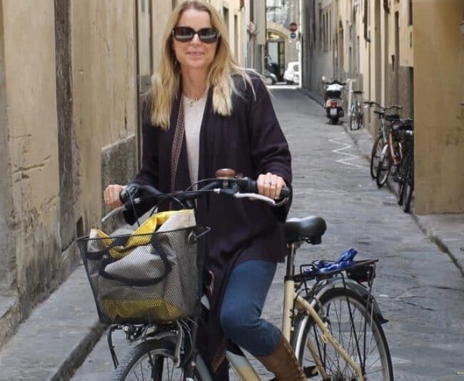 Chandi Wyant in Tuscany.