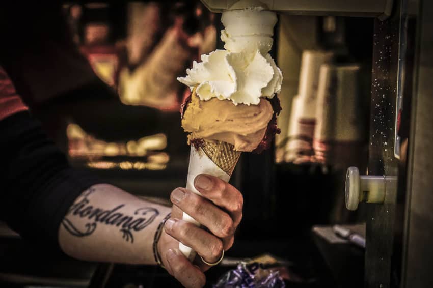 You can't have gelato without panna. You just CAN'T! Photo by Marina Pascucci