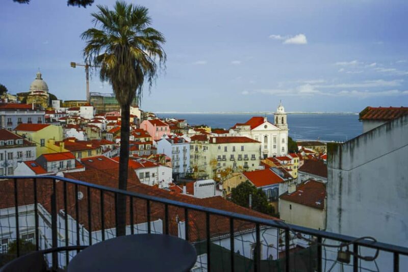 The view from Largo das Portas do Sol in Alfama. Photo by Marina Pascucci