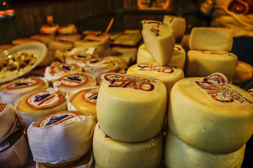 Portuguese cheeses. Photo by Marina Pascucci