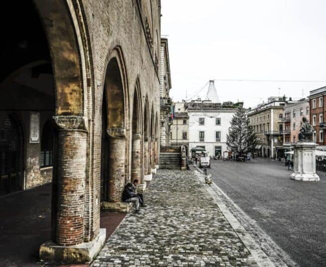 Piazza Cavour is the heartbeat of Rimini. Photo by Marina Pascucci