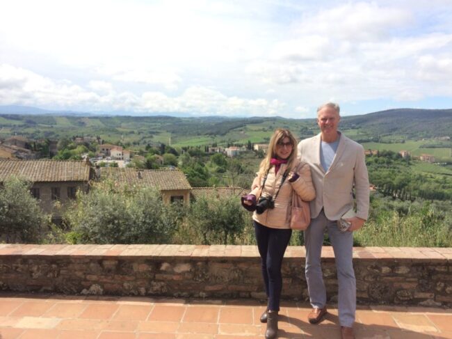 Four-year anniversary in San Gimignano represents a towering achievement in Italian relationships