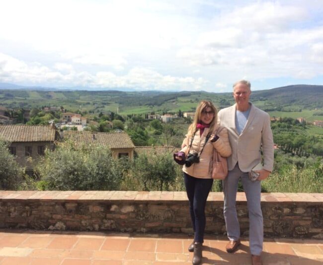 Four-year anniversary in San Gimignano represents a towering achievement in Italian relationships