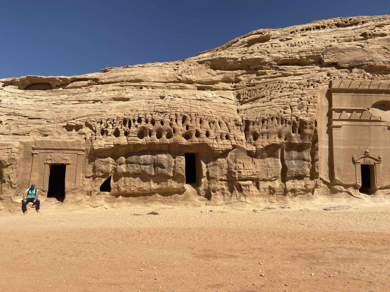 The more elaborate the tomb, the richer the family in Madain Saleh.