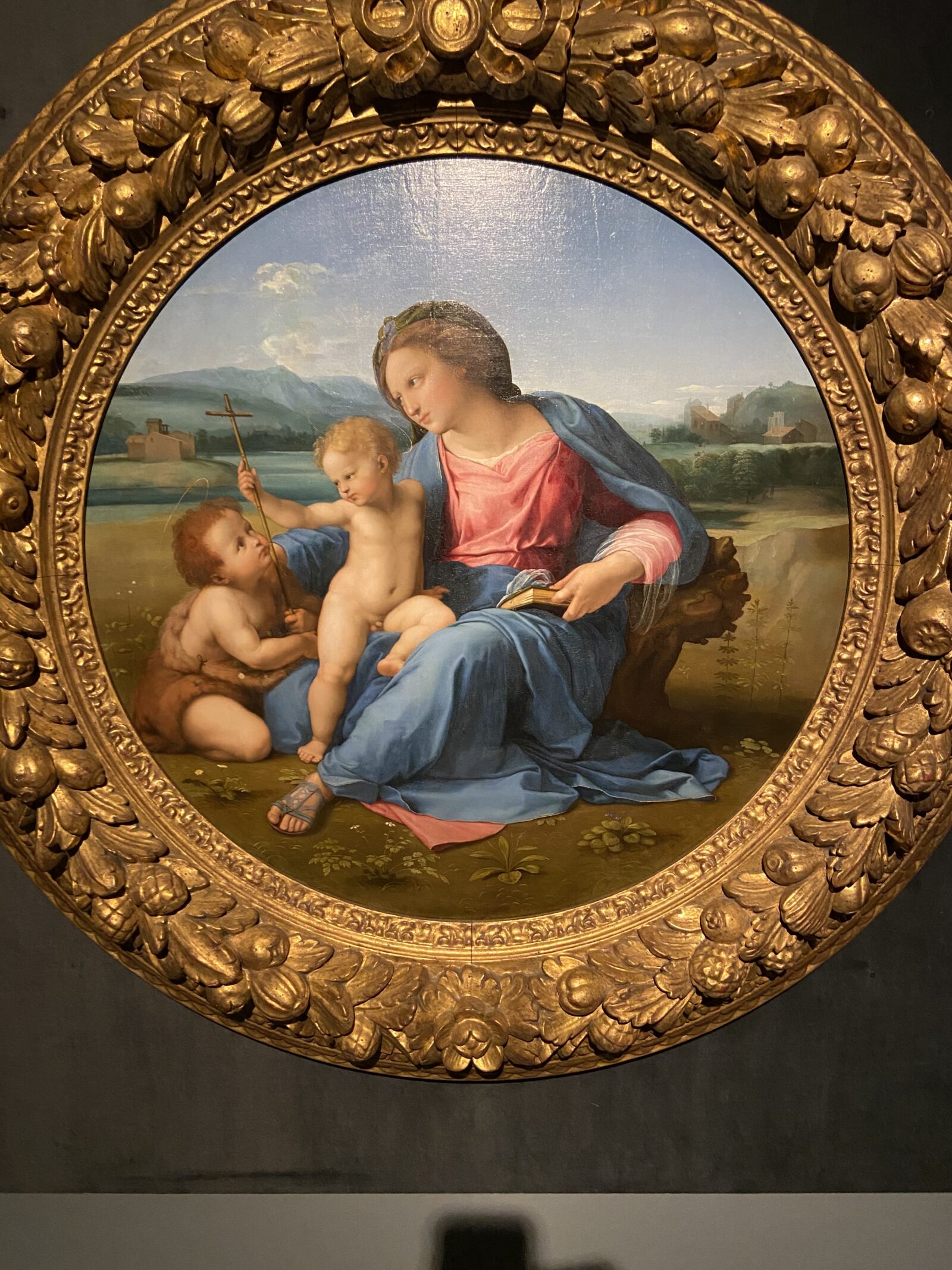 "Madonna with Child and the Baptist"