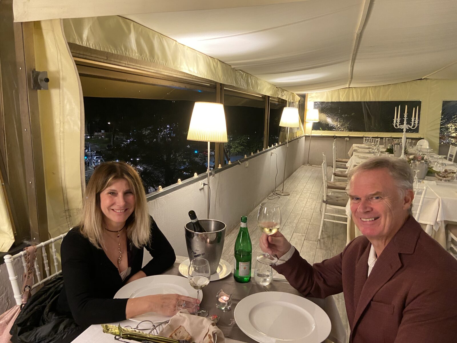 Marina and I dined at Consolini extra early Saturday night to avoid the crowd as Covid numbers climb in Rome.
