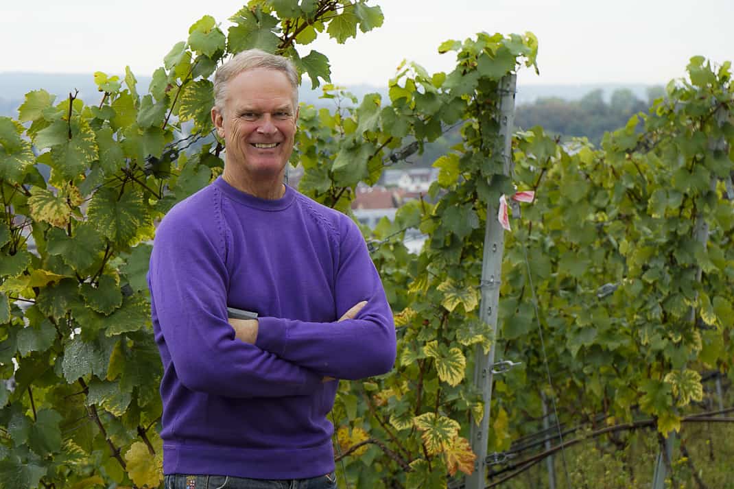 Me at the Weingenuss vineyard which dates back to the days of Roman occupation