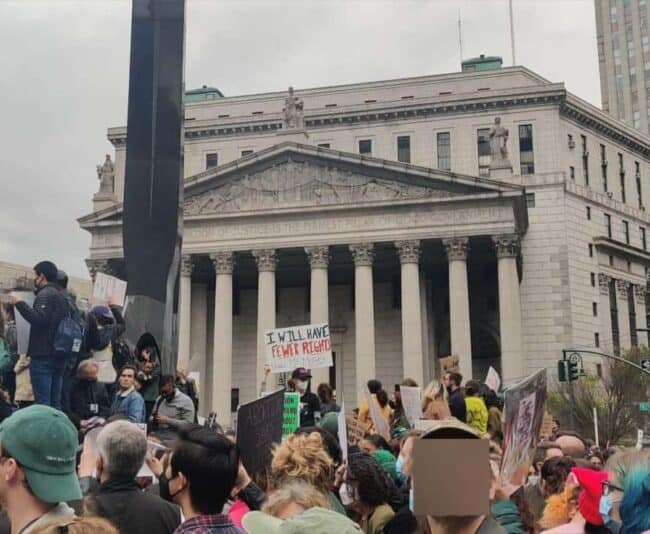 Abortion protest
