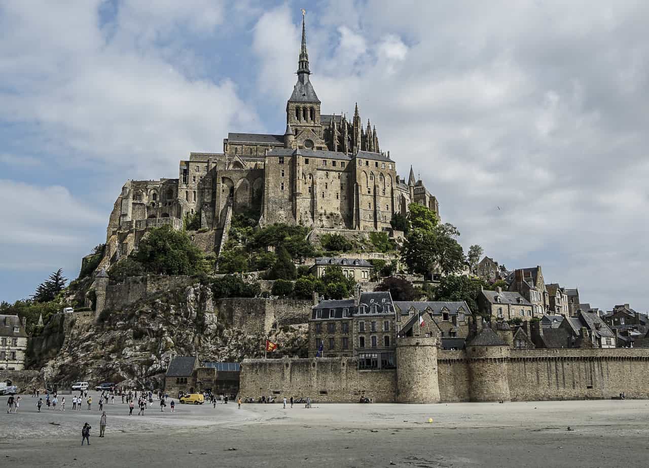 Mont Saint-Michel started as a small chapel in 708. 