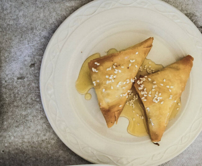 Feta in honey