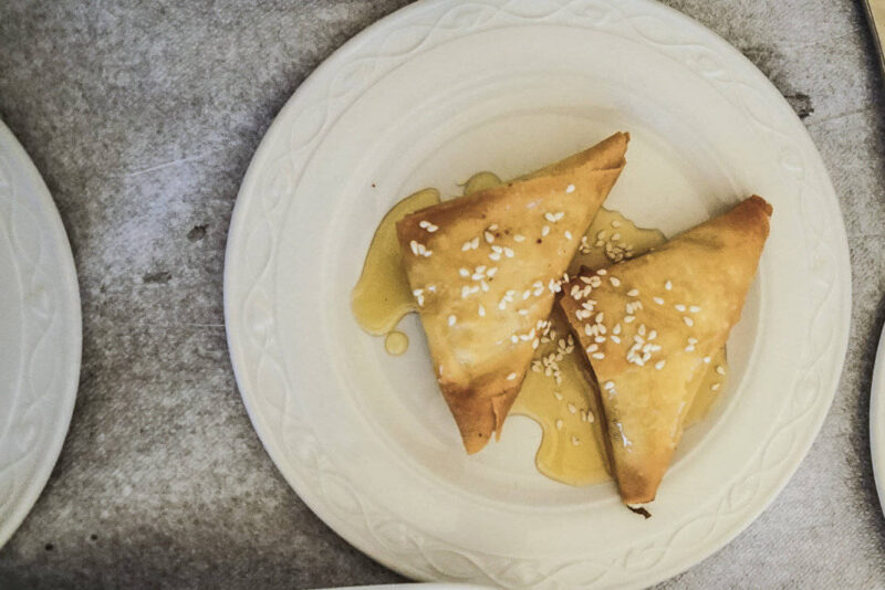 Feta in honey