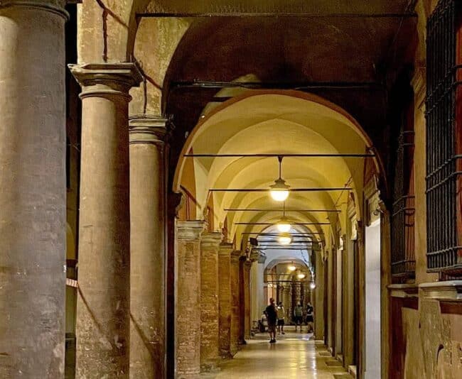 Porticoes: These golden arches make Bologna famous