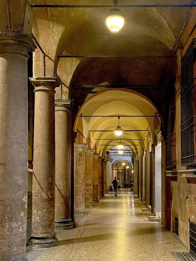 Porticoes: These golden arches make Bologna famous