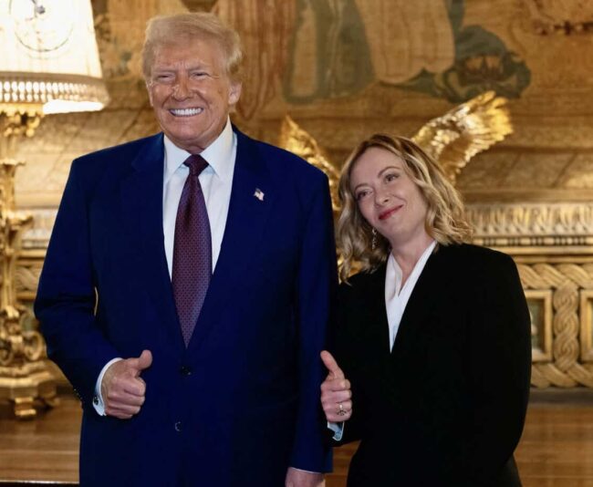 Trump and Meloni