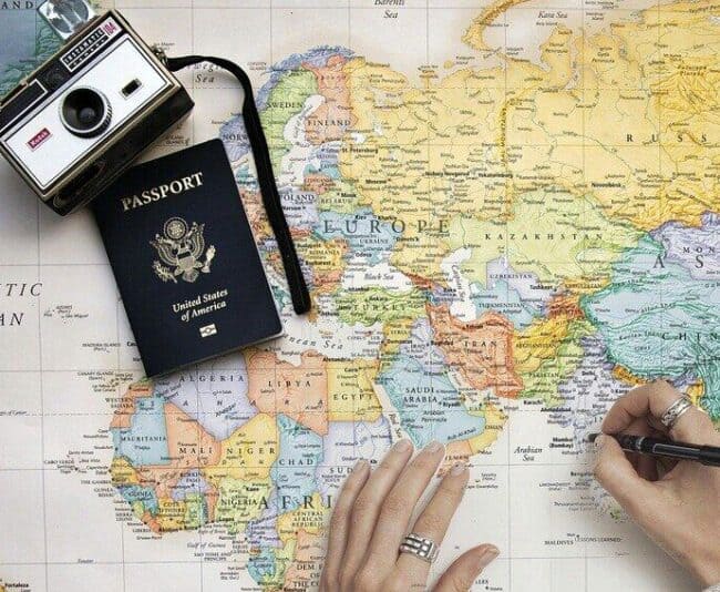 Travel map
