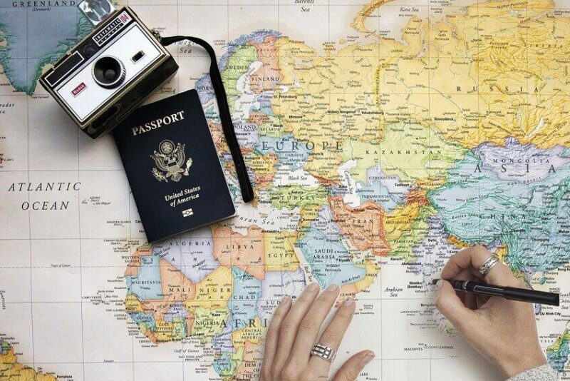 Travel map