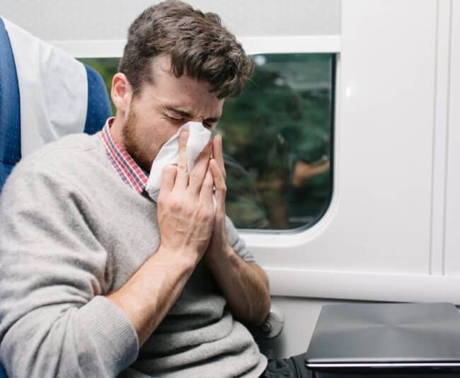 Traveling sick