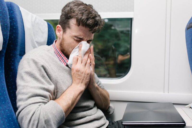 Traveling sick