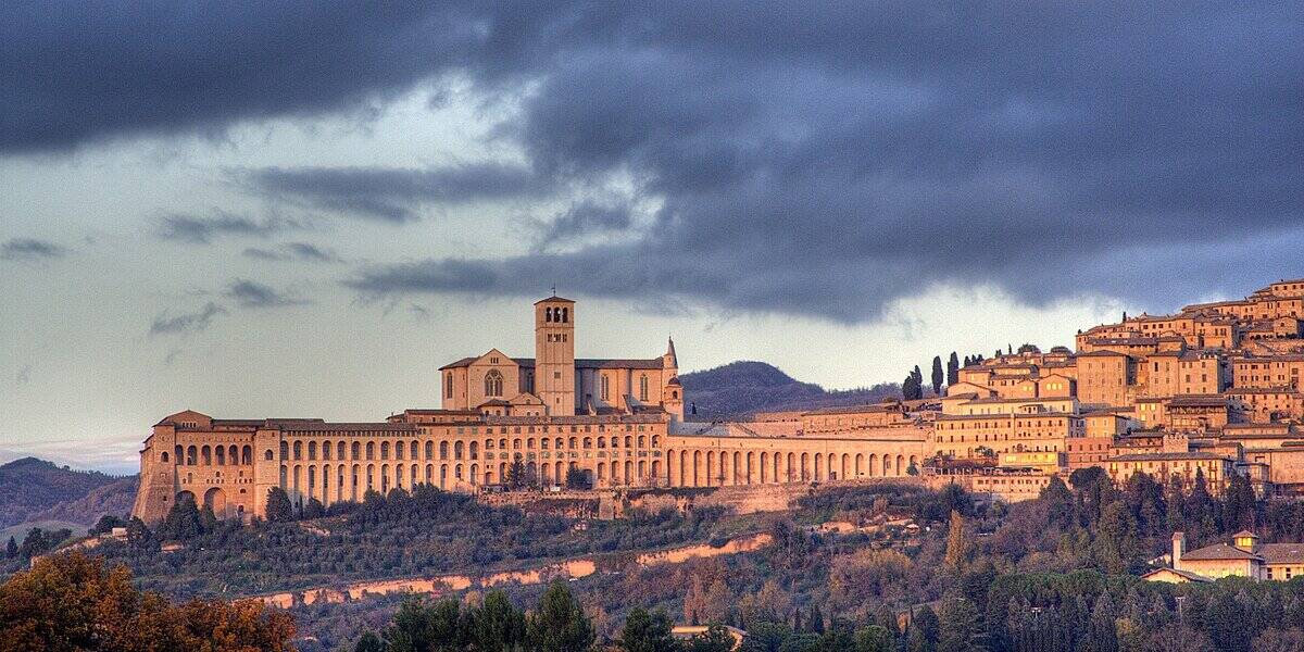 Assisi is celebrating the 800-year anniversary of the death of St. Francis whose church can be seen for miles.