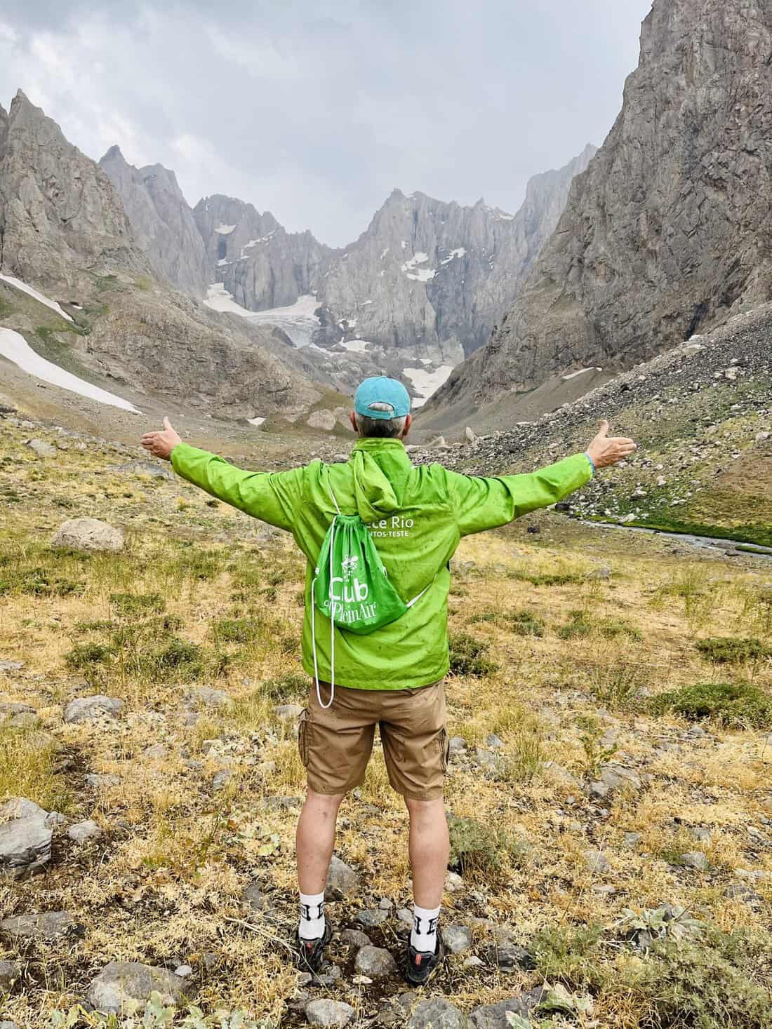 Me in southeastern Turkey's Cilo Mountains before my ill-fated hike.